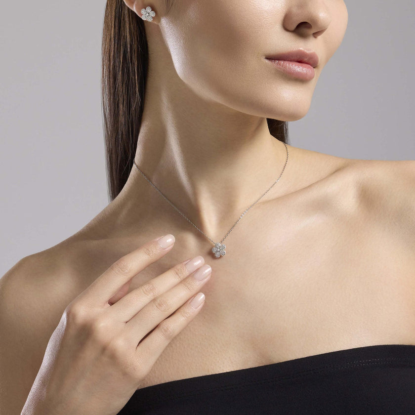 Mabina | Orecchini a fiore in zirconiMaledetta Primavera | 563891