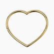 Kidult Style | Bracciale rigido a cuore in acciaio dorato | 831050