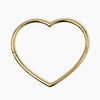 Kidult Style | Bracciale rigido a cuore in acciaio dorato | 831050