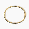 Kidult Style | Bracciale rigido effetto bambù in acciaio dorato | 831060