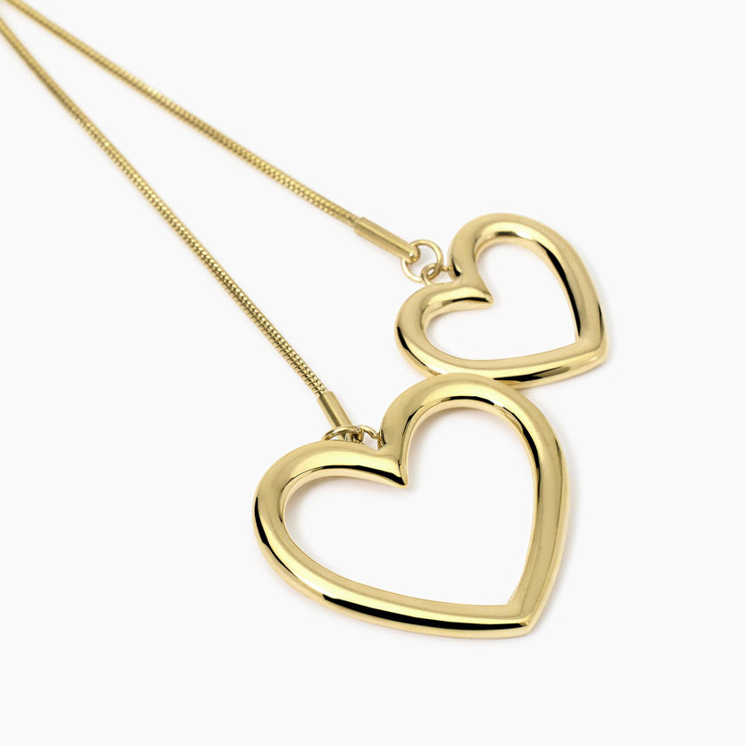 Kidult Style | Collana con catena snake e cuori | 851025