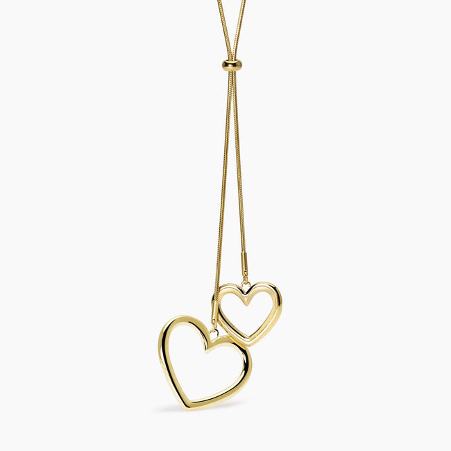 Kidult Style | Collana con catena snake e cuori | 851025