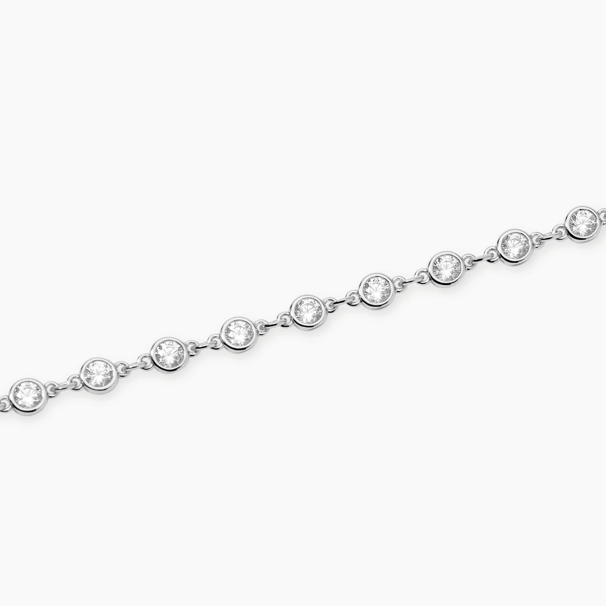 Mabina | Bracciale in bronzo e argento con punti luce in zirconi SPOTLIGHT | 636157