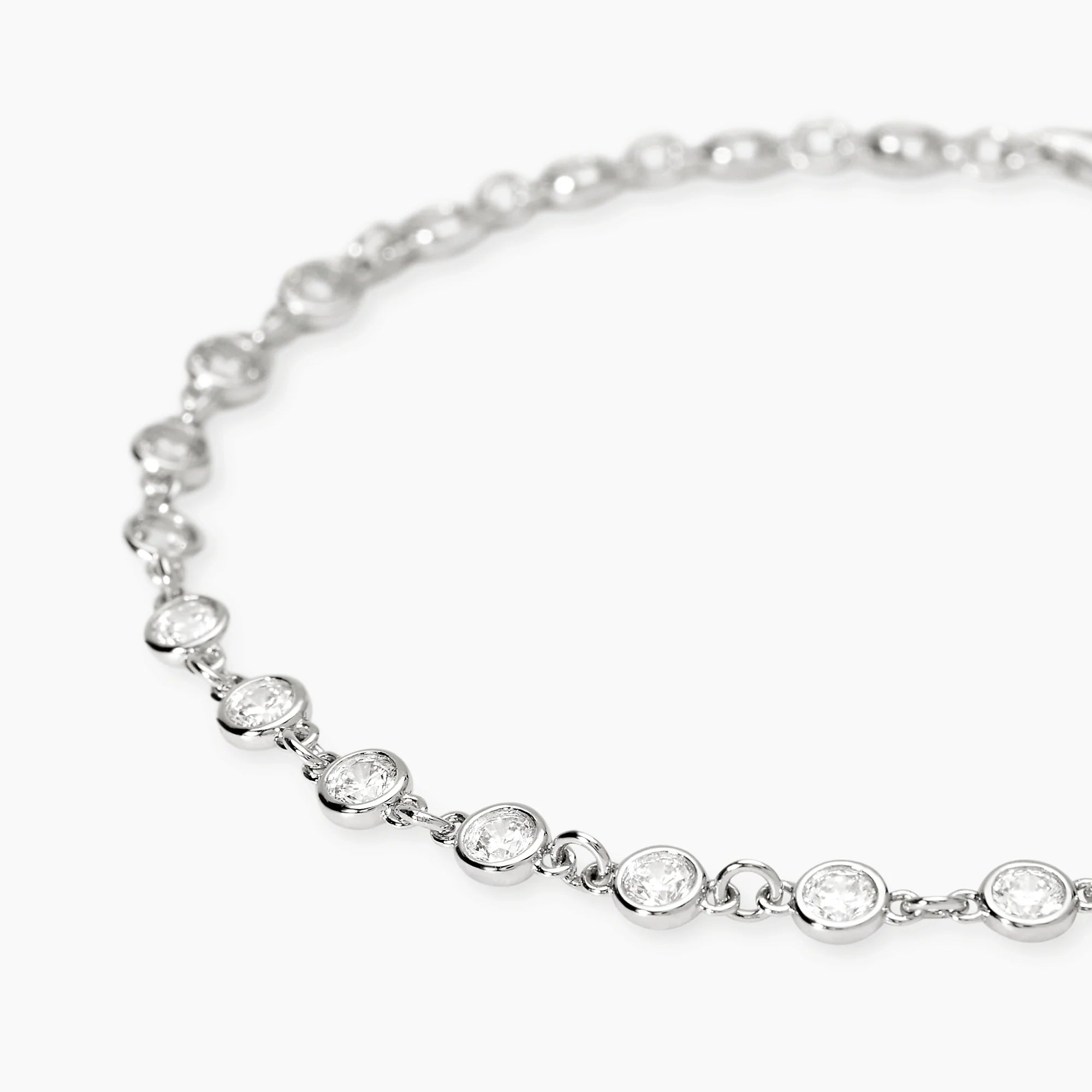Mabina | Bracciale in bronzo e argento con punti luce in zirconi SPOTLIGHT | 636157