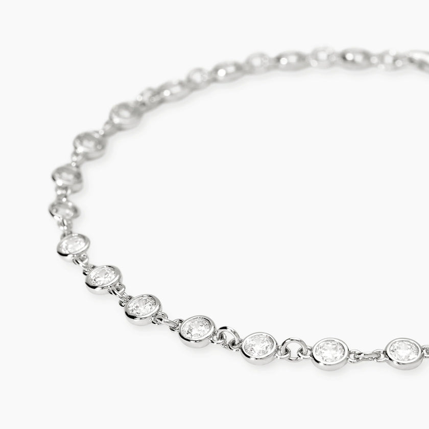 Mabina | Bracciale in bronzo e argento con punti luce in zirconi SPOTLIGHT | 636157