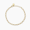 Mabina | Bracciale in bronzo e argento dorato con punti luce in zirconi SPOTLIGHT | 636158