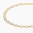 Mabina | Bracciale in bronzo e argento dorato con punti luce in zirconi SPOTLIGHT | 636158