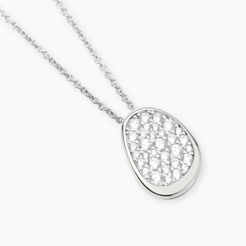 Mabina | Girocollo con pendente in bronzo e argento con zirconi MERAVIGLIA | 656127