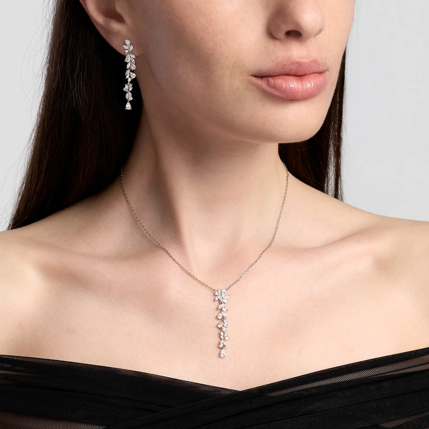 Mabina | Girocollo in bronzo e argento con pendente in zirconi DOLCE VITA | 656128