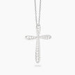 Mabina | Girocollo in bronzo e argento con pendente croce in zirconi UNICA | 656133
