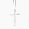 Mabina | Girocollo in bronzo e argento con pendente croce in zirconi UNICA | 656133