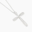 Mabina | Girocollo in bronzo e argento con pendente croce in zirconi UNICA | 656133