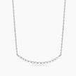 Mabina | Girocollo in bronzo e argento con punti luce in zirconi ORIZZONTE | 656154