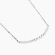 Mabina | Girocollo in bronzo e argento con punti luce in zirconi ORIZZONTE | 656154