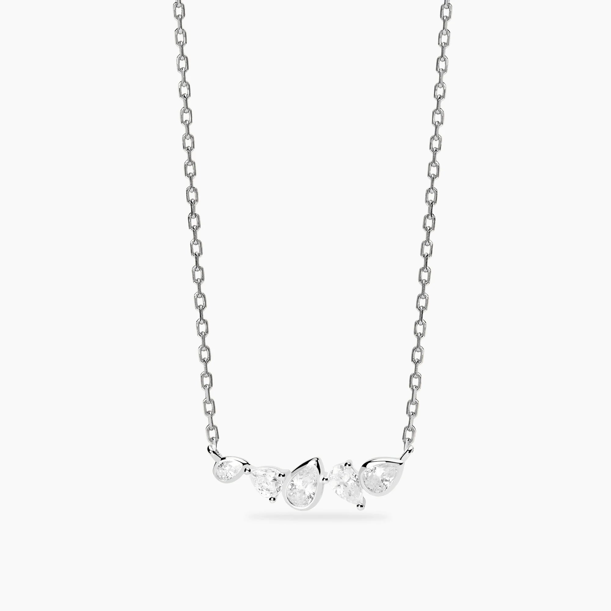 Mabina | Girocollo in bronzo e argento con zirconi taglio goccia VIDA LOCA | 656156