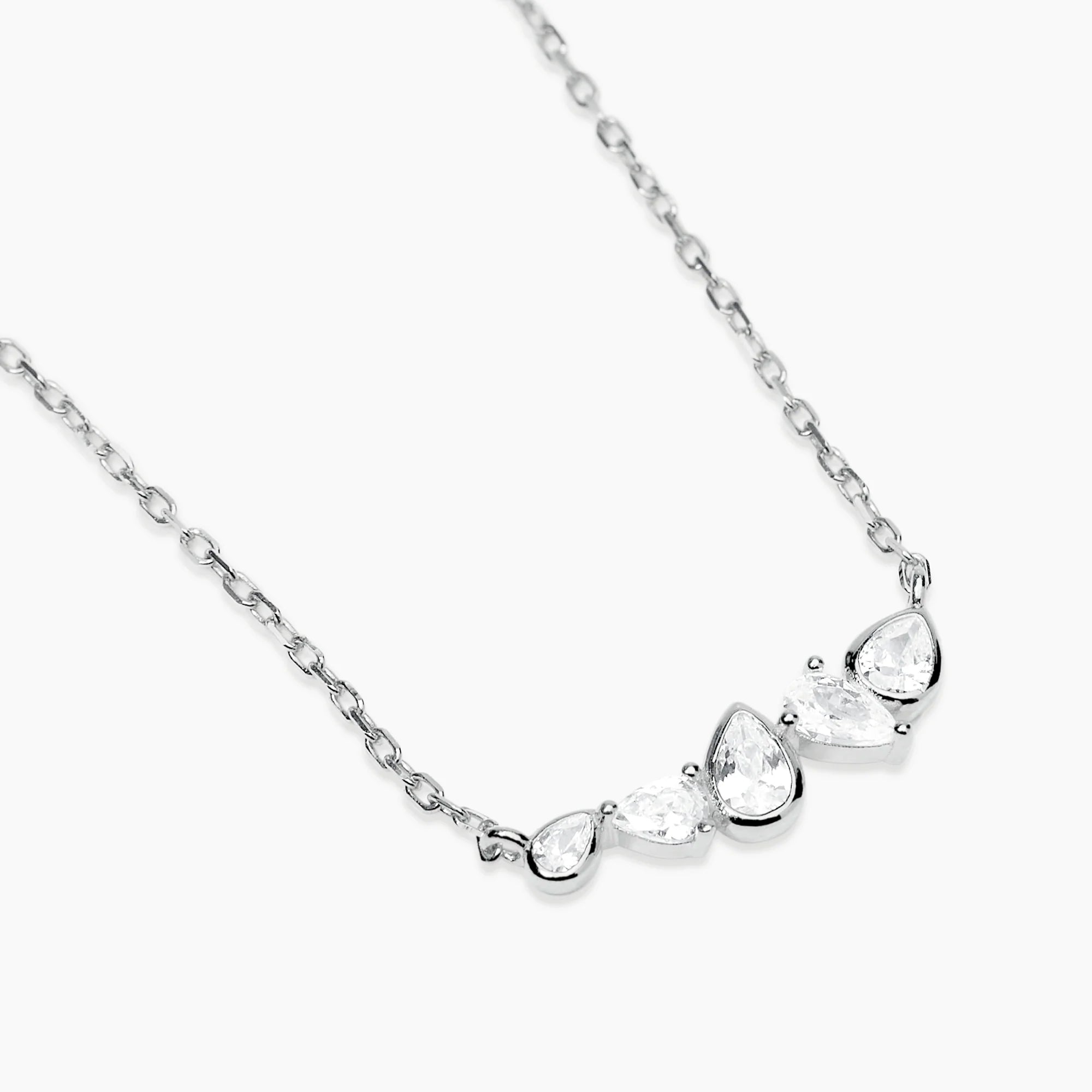 Mabina | Girocollo in bronzo e argento con zirconi taglio goccia VIDA LOCA | 656156