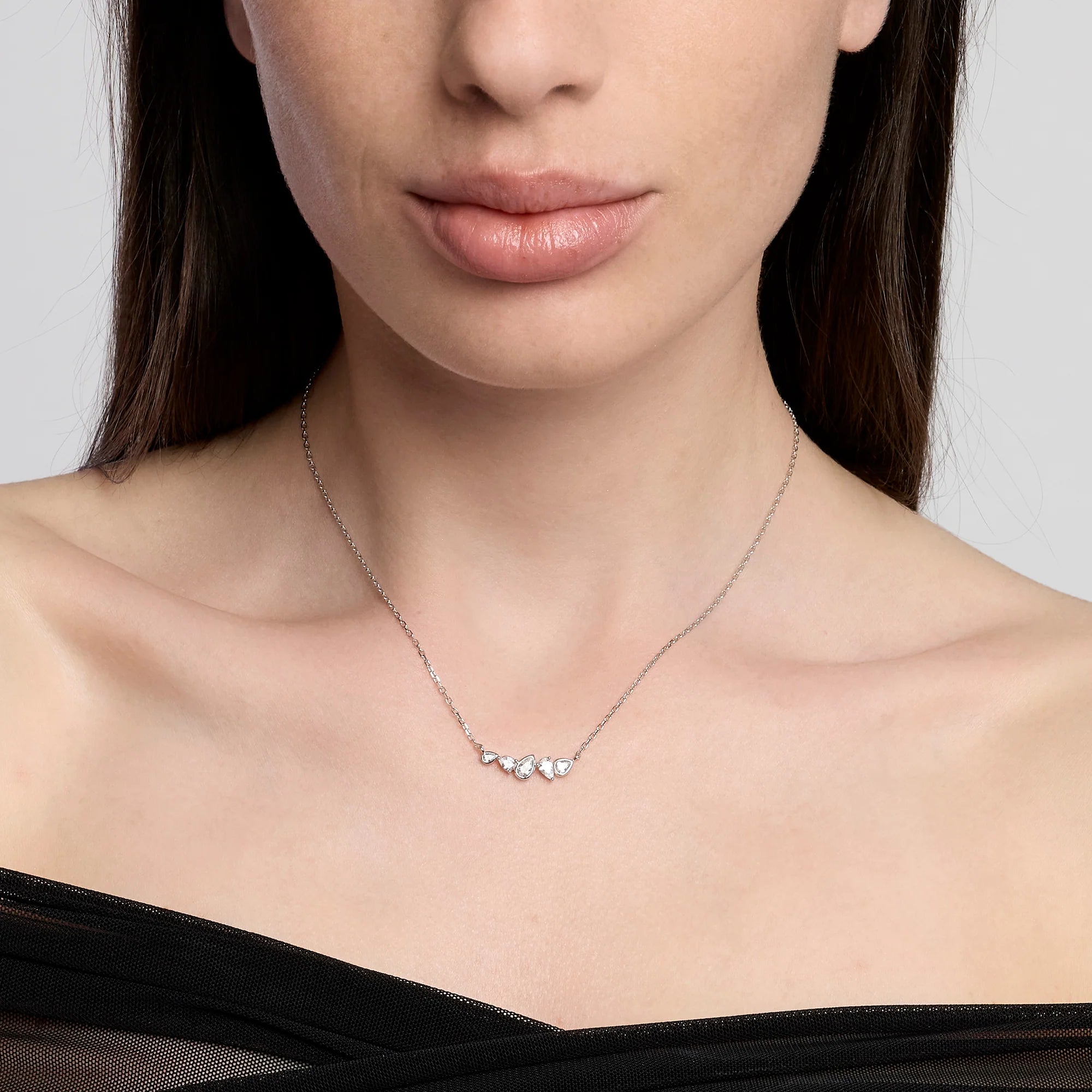 Mabina | Girocollo in bronzo e argento con zirconi taglio goccia VIDA LOCA | 656156