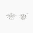 Mabina | Orecchini a lobo in bronzo e argento con punti luce in zirconi BELLA GIOIA | 666205