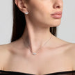 Mabina | Orecchini a lobo in bronzo e argento con punti luce in zirconi BELLA GIOIA | 666205