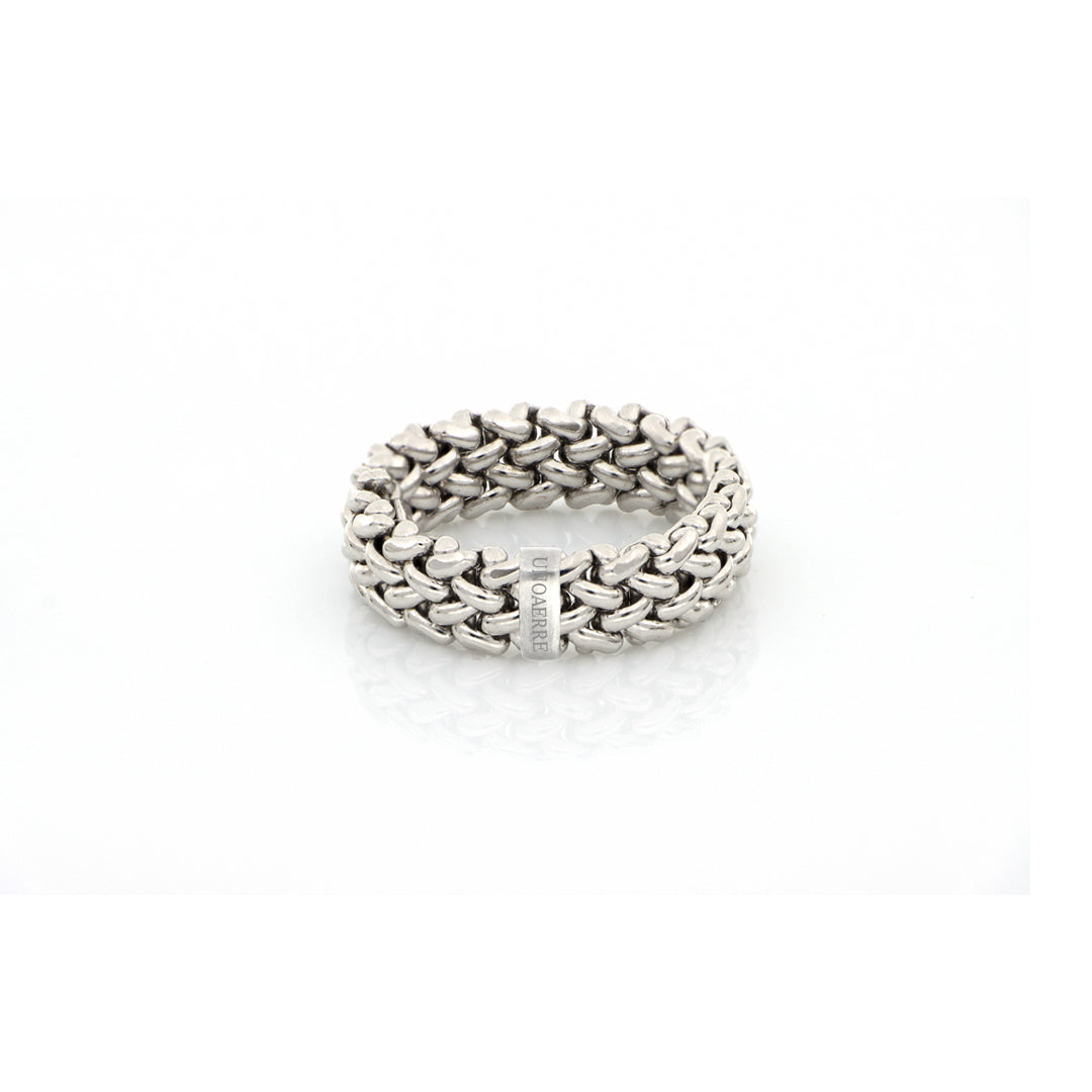 UNOAERRE | Anello Uomo in argento bianco | 5759