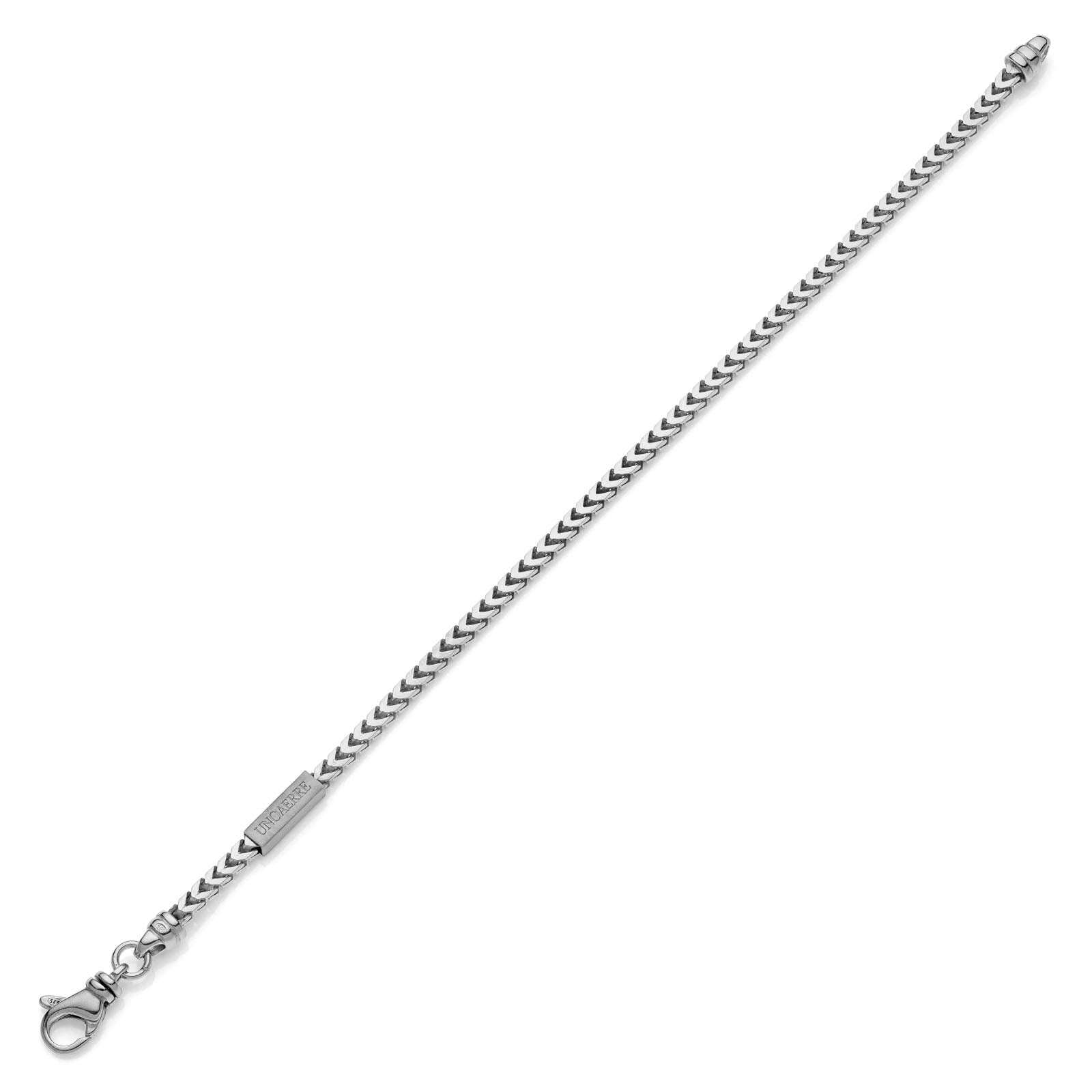 UNOAERRE UOMO | Bracciale in argento catena franco | 6351
