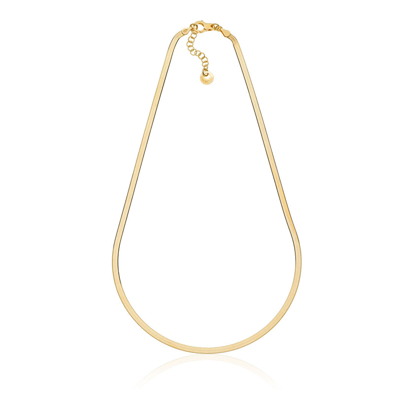 UNOAERRE | Collana in argento dorato Herringbone | 6391