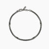 Mabina | Bracciale con catena veneta e zirconi neri Race | 534085