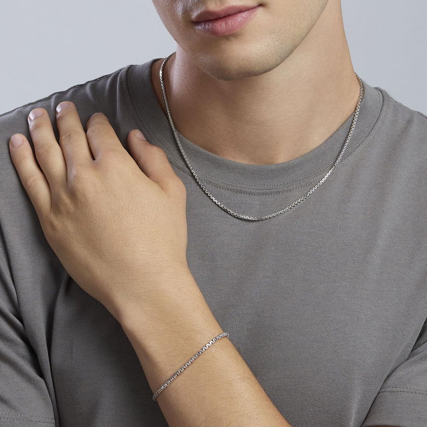 Mabina | Bracciale in argento con catena greca Greca | 534094