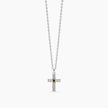 Mabina | Collana con croce con zircone e placcatura oro Geometrico | 553818