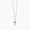Mabina | Collana con croce con zircone e placcatura oro Geometrico | 553818