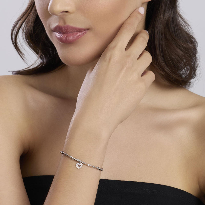Mabina | Bracciale con sfere e ciondolo cuore LITTLE MIX | 534097