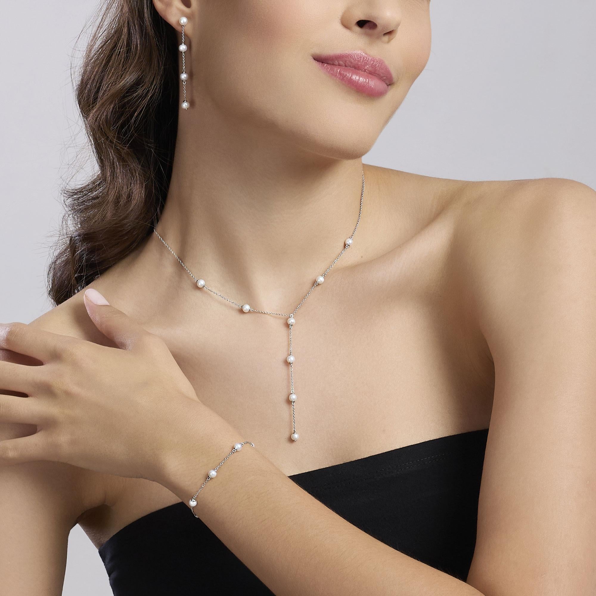 Mabina | Bracciale in argento con perle coltivate C'ERA UNA VOLTA | 534104