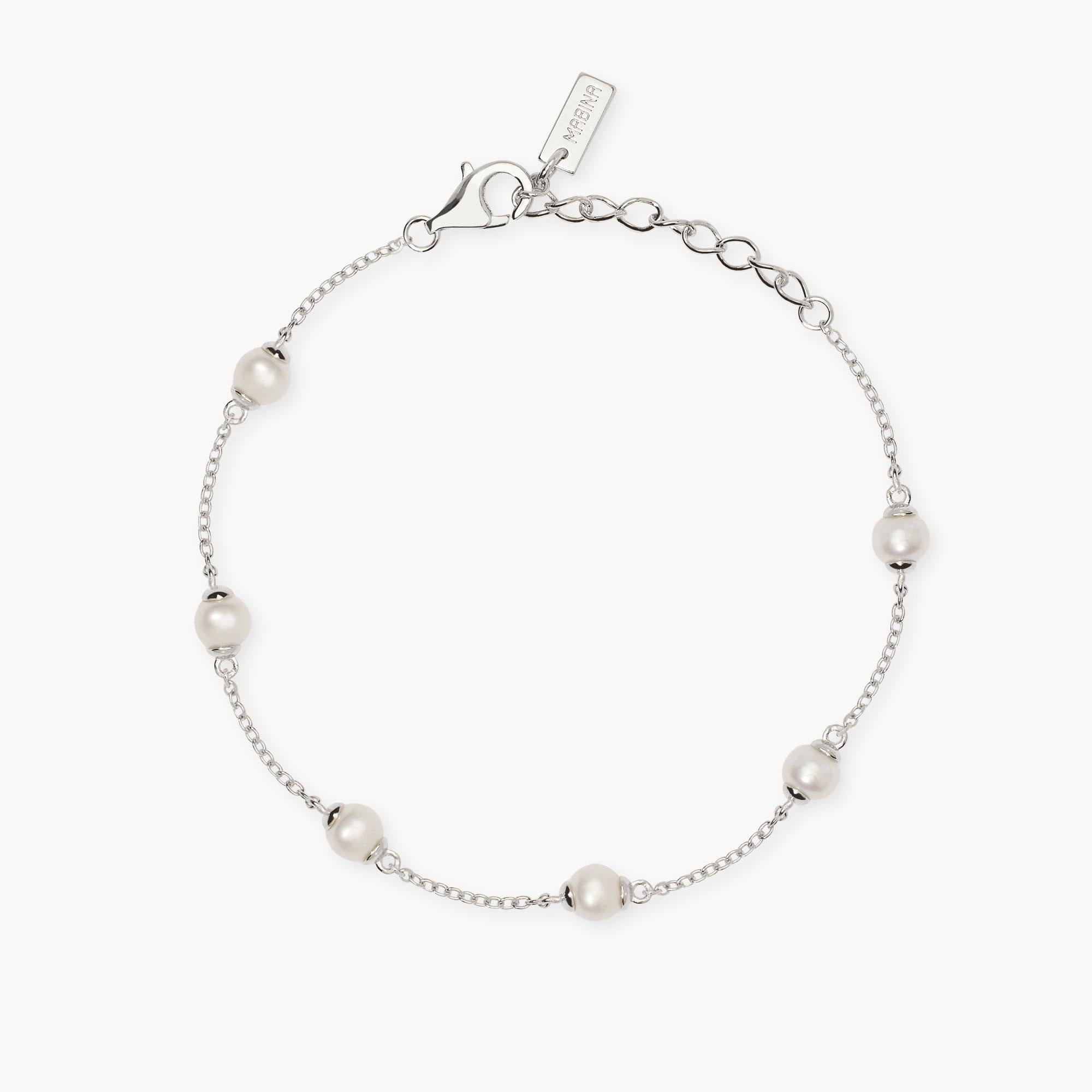 Mabina | Bracciale in argento con perle coltivate C'ERA UNA VOLTA | 534104