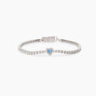 Mabina | Bracciale tennis con acquamarina sintetica LOVE AFFAIR | 534107