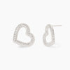 Mabina | Orecchini cuore in zirconi VERA | 563922