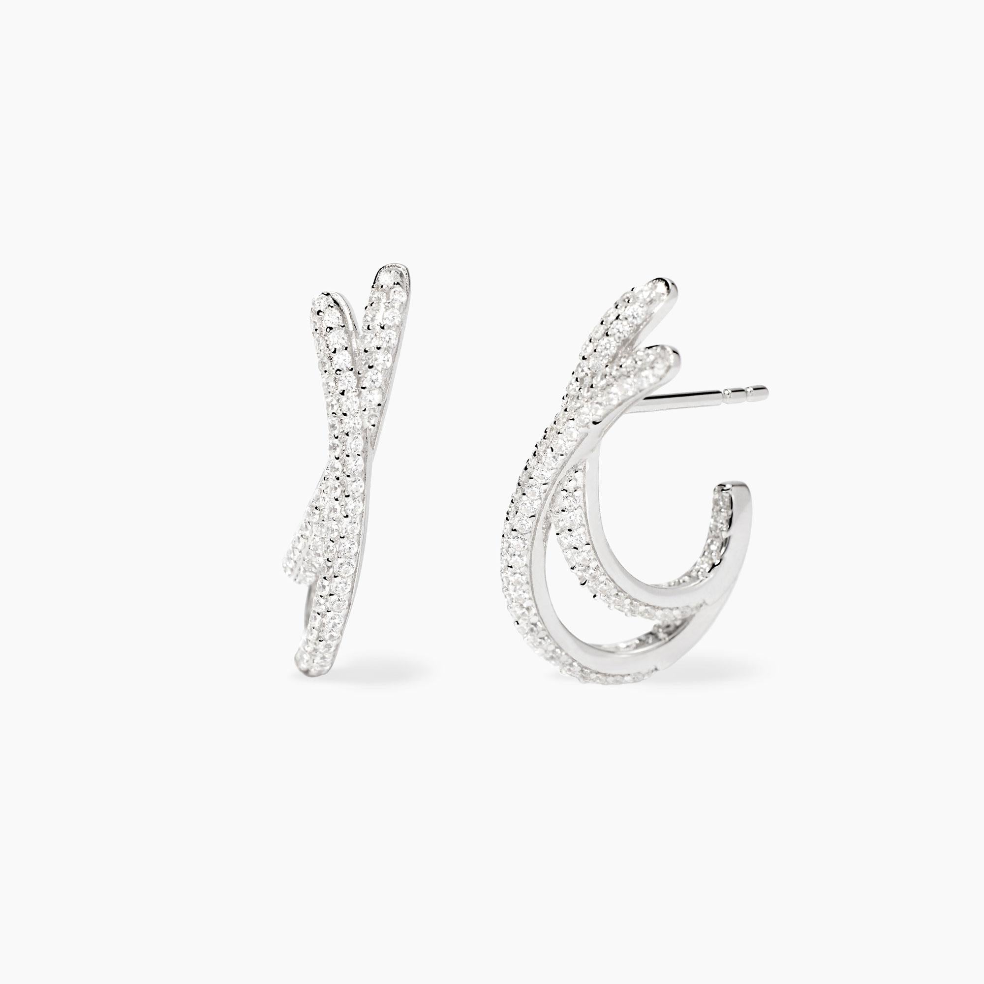 Mabina | Orecchini in argento e zirconi NUVOLA | 563936