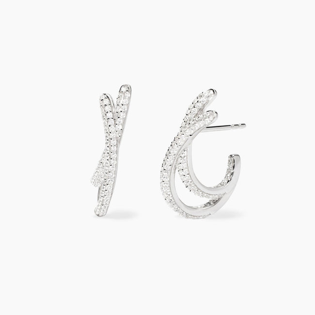 Mabina | Orecchini in argento e zirconi NUVOLA | 563936
