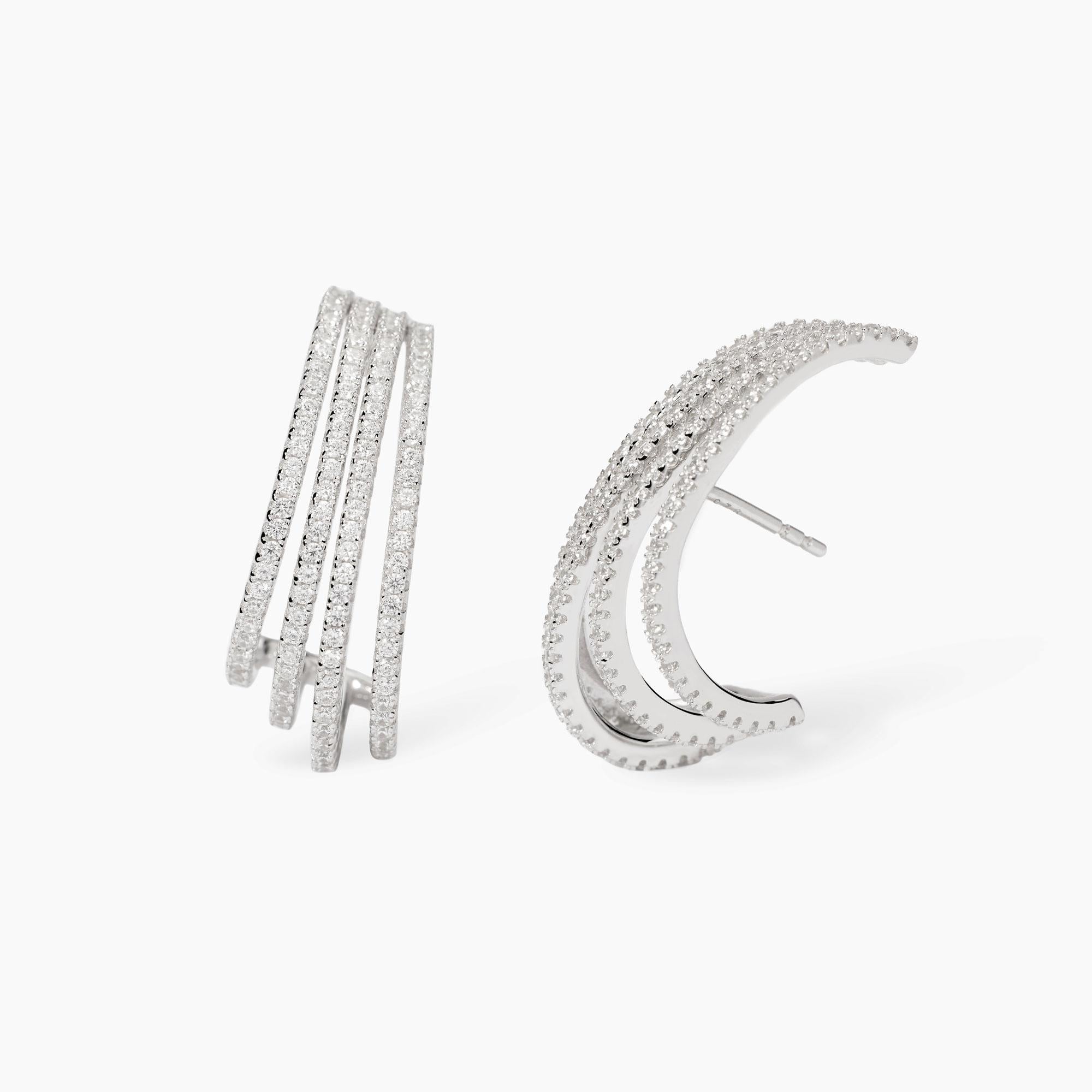 Mabina | Orecchini in argento e zirconi COLPO DI FULMINE | 563937