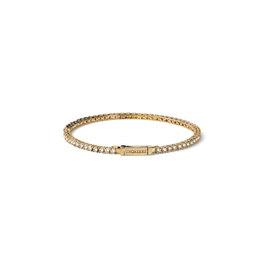 UNOAERRE | Bracciale Tennis in Argento Dorato | 6871