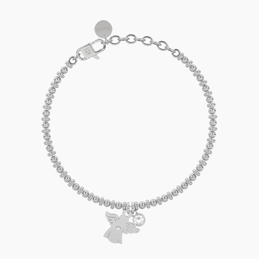 Kidult Style 41 | Bracciale a sfere con ciondolo angelo | 732329