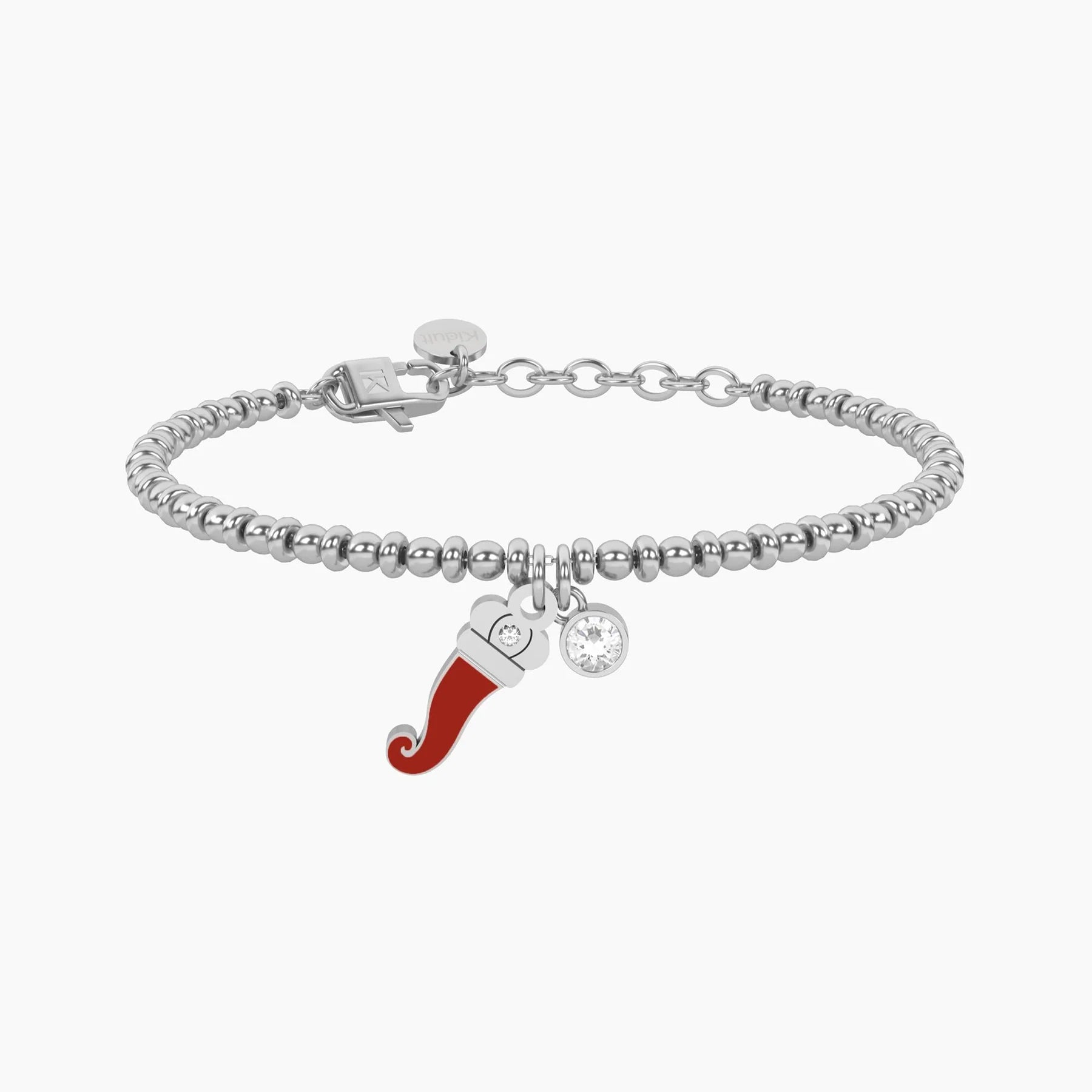 Kidult Style 41 | Bracciale sfere con cornetto portafortuna | 732331