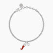 Kidult Style 41 | Bracciale sfere con cornetto portafortuna | 732331