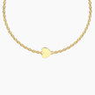 Kidult | Bracciale Infinity in acciaio dorato con cuore | 732401