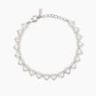 Mabina | Bracciale tennis con cuori in zirconi bianchi LOVE AFFAIR | 534115