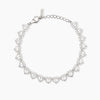 Mabina | Bracciale tennis con cuori in zirconi bianchi LOVE AFFAIR | 534115