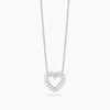 Mabina | Girocollo con pendente a cuore in zirconi bianchi REGINA DI CUORI | 553855