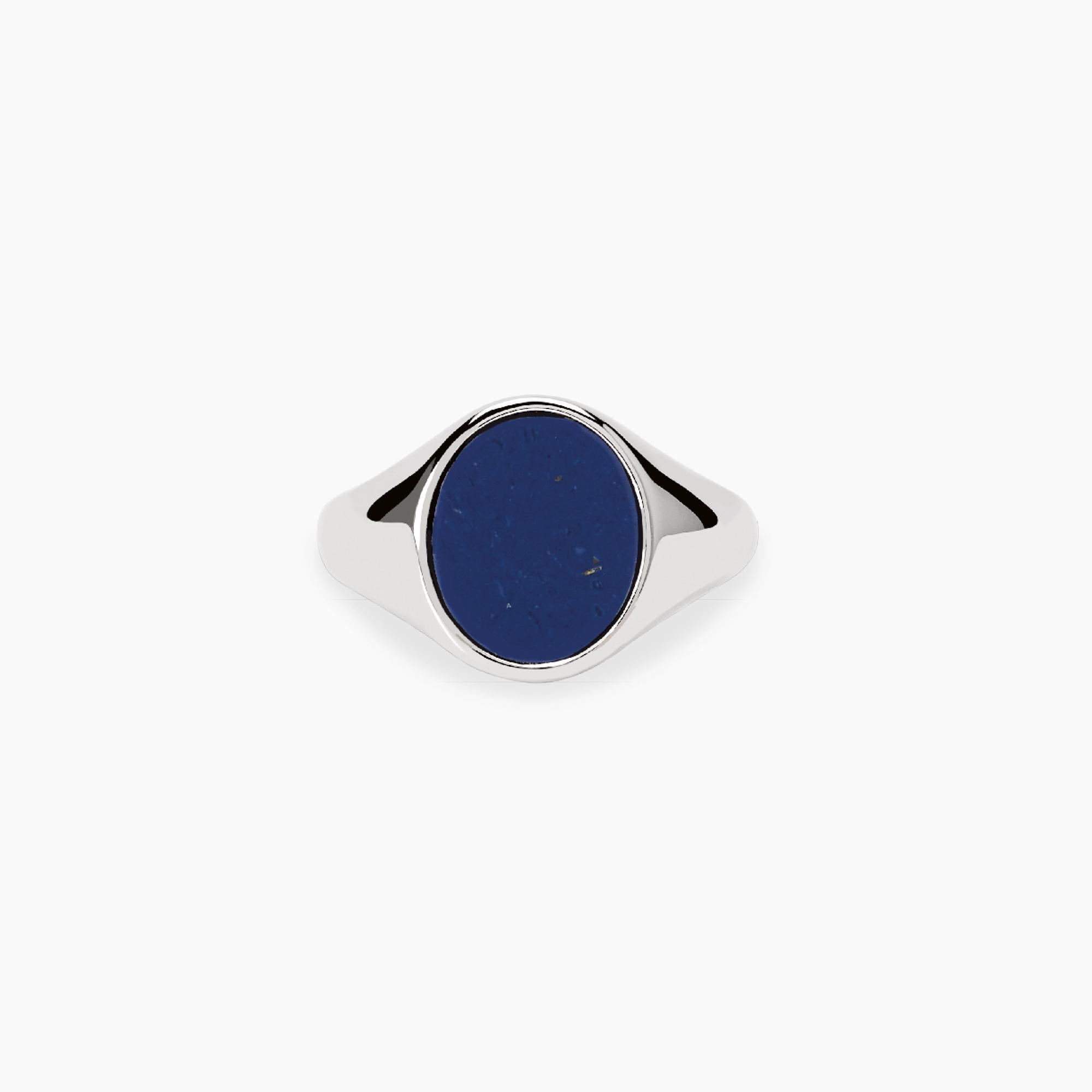 Mabina | Anello ovale in argento e lapis KINGSTONE | 523497