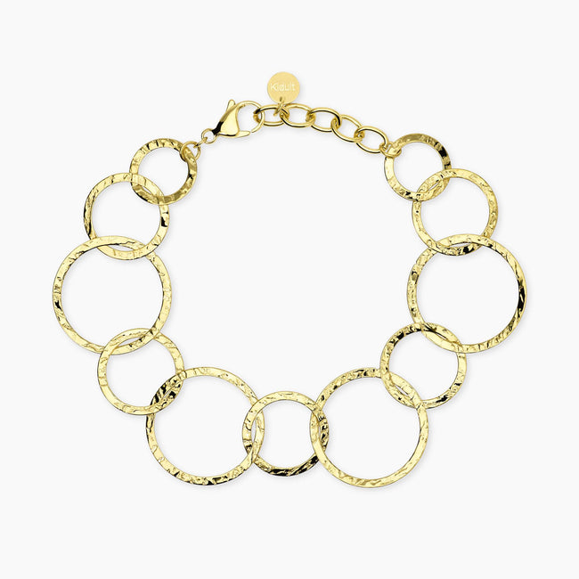 Kidult Style 62 | Bracciale con maglie dorate rotonde | 831245