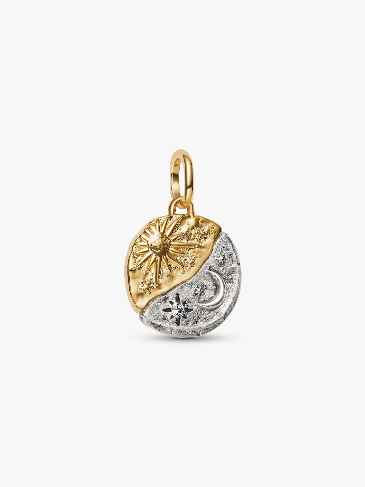 PANDORA TALISMAN | Charm Medallion Sole e Luna 