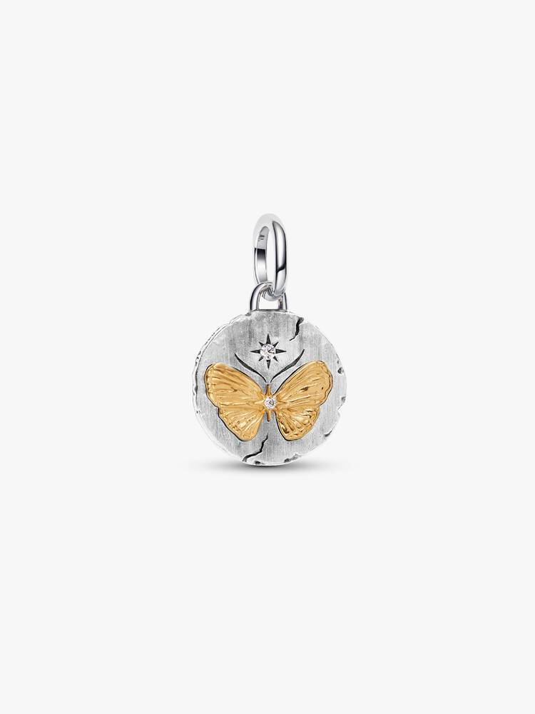 PANDORA TALISMAN | Charm Medallion Farfalla 